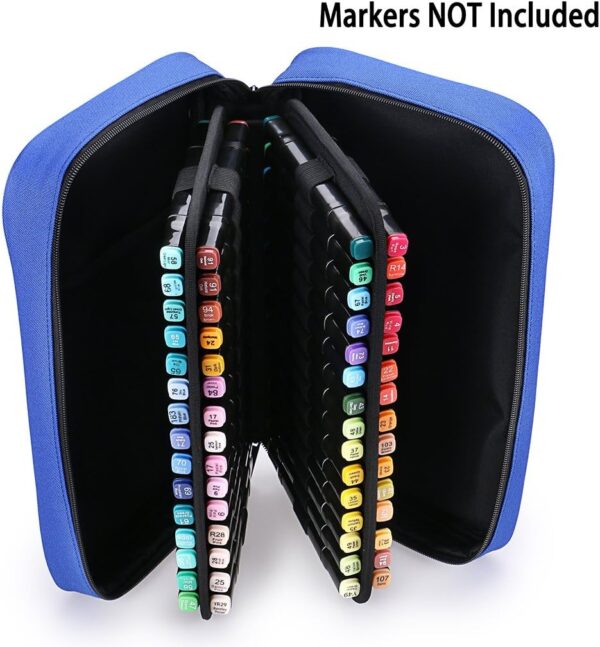 60 Slots Art Marker Pen Carrying Case Lipstick Organizer