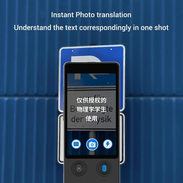 W12 AI Offline Voice Translator 144 Language Translator Device