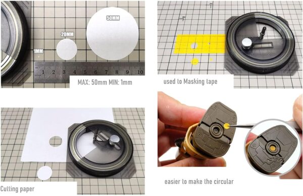 Circular Cutter 1mm-50mm Stepless Adjustment