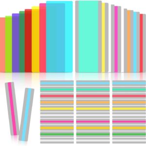 48 Pieces Guided Reading Strips Highlight Bookmarks Help with Dyslexia