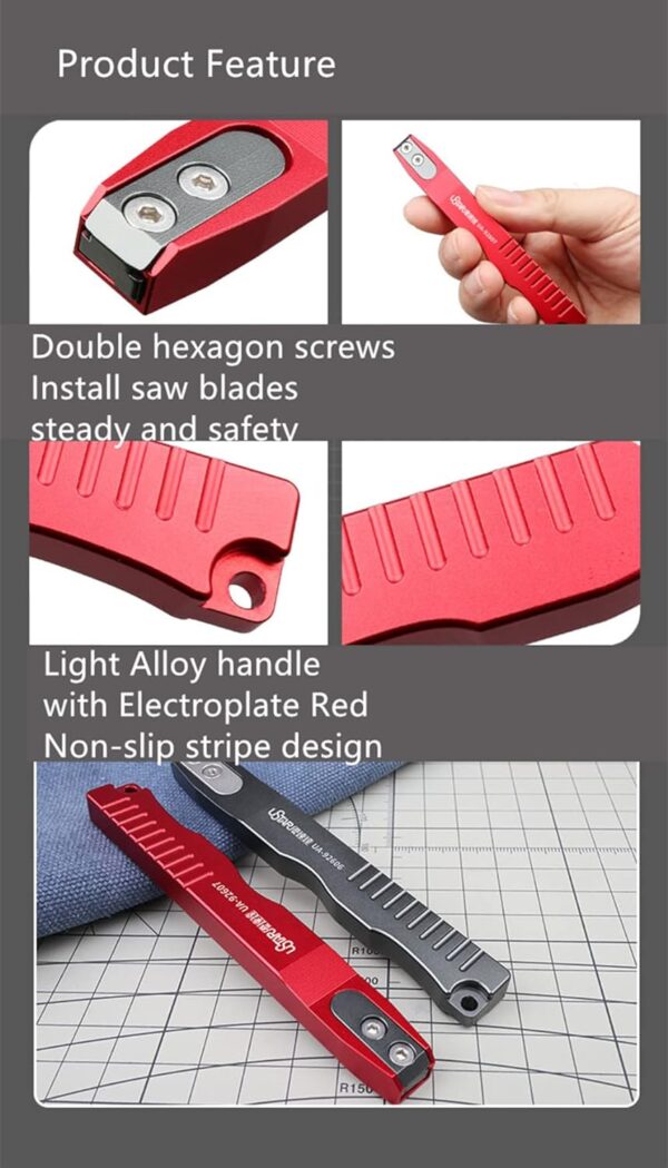 Thin Double Mini Hand Saw Modelling Knife for Model Craft Tools
