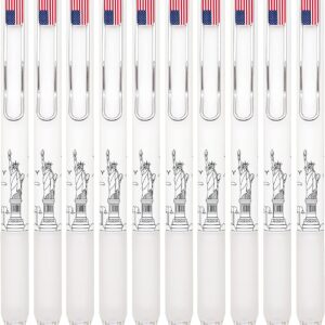 COLNK Retractable Gel Pens 0.5 Black Ink Writing Pen,Fine Point,10-Count