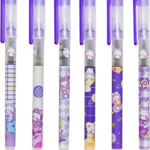 12PCS Astronaut Bear Spaceman Liquid Quick Dry Ink Rollerball Pens