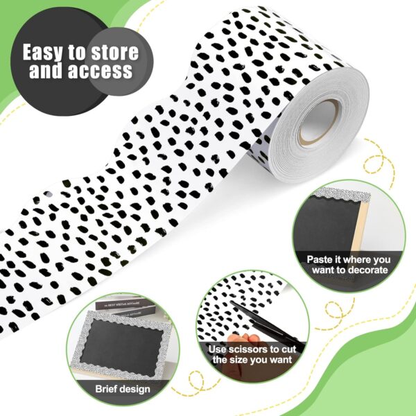 65 Feet Bulletin Board Dots Decorative Trim Borders