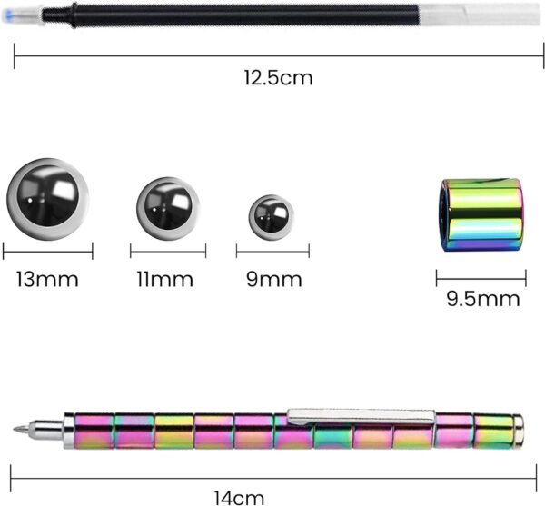 Magnetic Metal Fidget Pen-Deformable(Multicolor)
