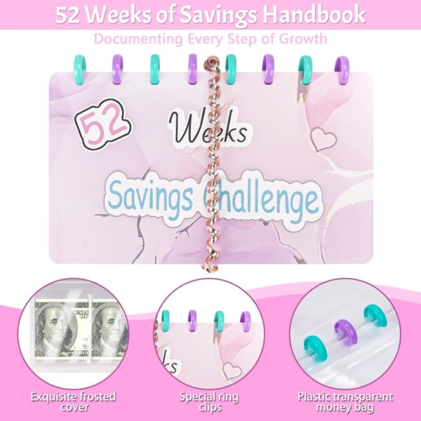 52 Weeks Saving Challenge Binder Budget Planner