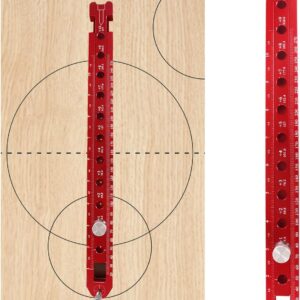 Aluminum Woodworking Compass Scriber Circle Ruler 340MM