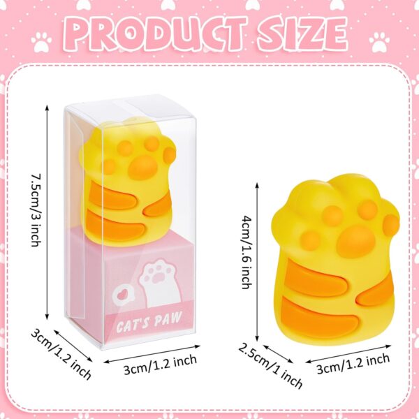 4Pcs Cute Cat Paw Kawaii Manual Pencils Sharpeners