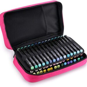 60 Slots Art Marker Pen Carrying Case Lipstick Organizer