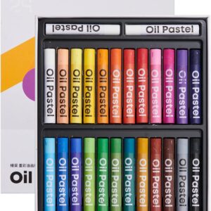KALOR Oil Pastels Set,24 Classic Colors