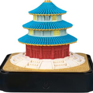 2024 Desk Calendar 3D Memo Pad with Light Temple of Heaven