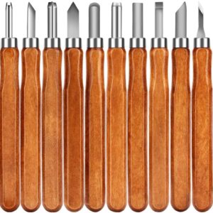 12PCS Wood Carving Tools,SK2 Carbon Steel