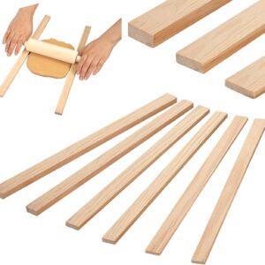 6 Pieces Pottery Tools Teaching Rolling Mud Stick Guide