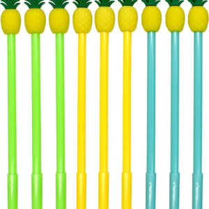 12PCS Cute Pineapple Fruit Gel Pens Black Ink 0.5mm
