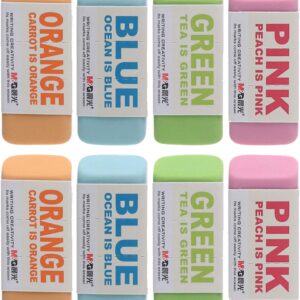M&G Large Pencil Erasers,8 Assort Colors