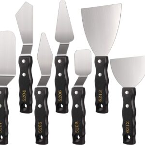 7Pcs Large Painting Knives Stainless Steel Spatula Palette