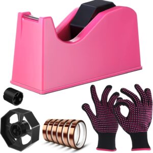 9Pcs Heat Sublimation Tape Dispenser Set with Gloves and Heat Tapes