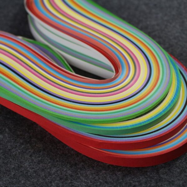 1040PCS Paper Quilling Strips Set 26 Colors (3/5/7/10mmx39cm,4 Pack)