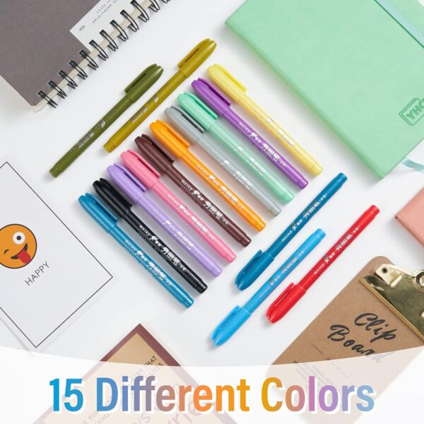 MAIKE Felt Tip Brush Calligraphy Pen 15 Colors