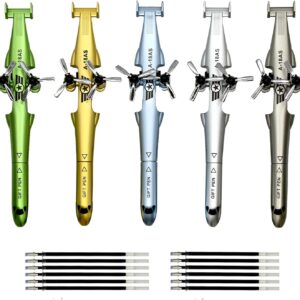 5PCS Novelty Warcraft Gel Pens Airplane Shape