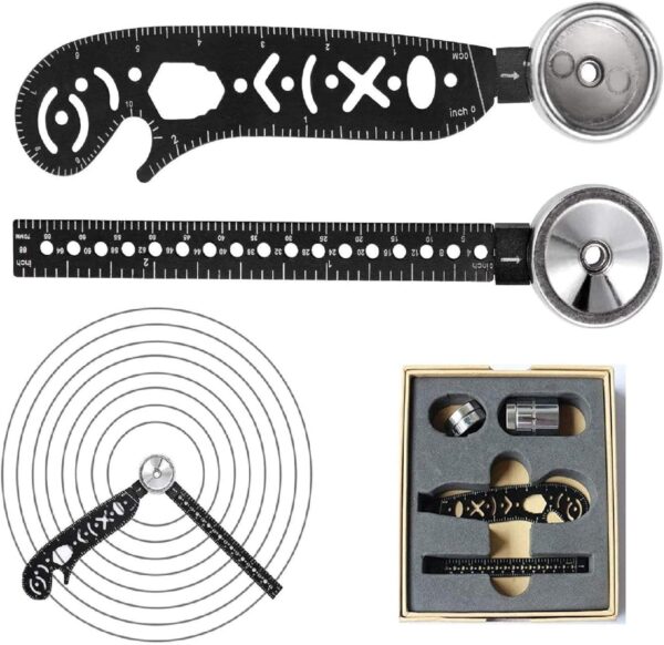 Multifunction Scale Ruler Circle Drawing Tool