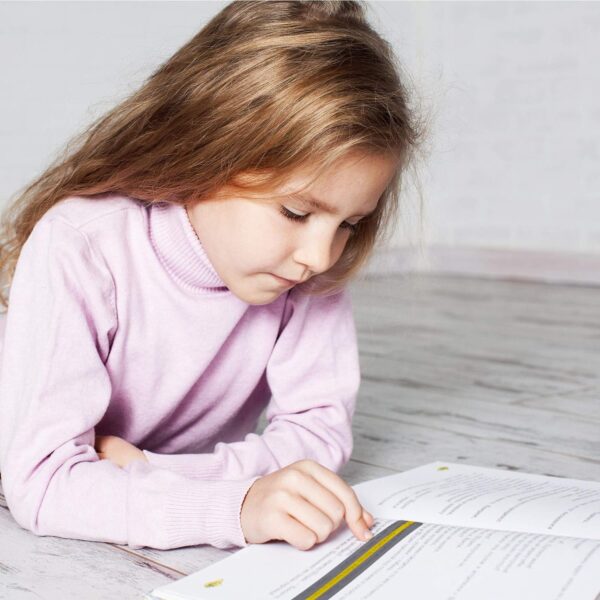 48 Pieces Guided Reading Strips Highlight Bookmarks Help with Dyslexia