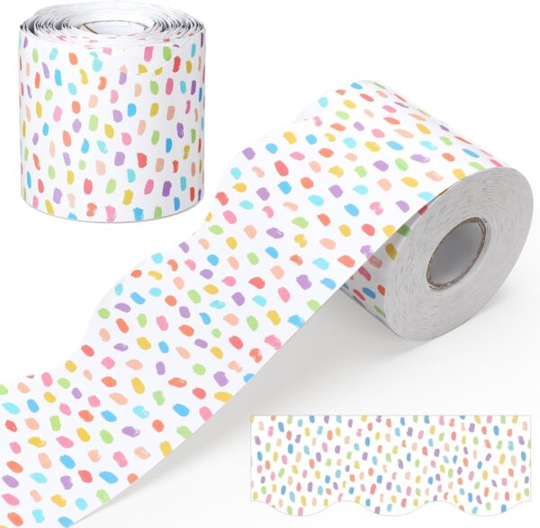 65 Feet Bulletin Board Dots Decorative Trim Borders