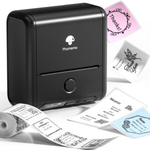 Phomemo M200 Label Maker,Bluetooth Thermal Label Printer (Type-C Charger)
