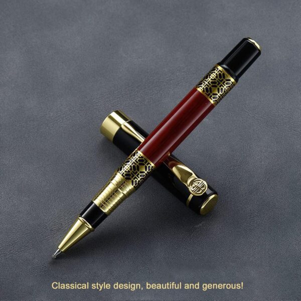 Professional Ballpoint Pen Black Ink 0.5mm with 2 Refills Gift Box
