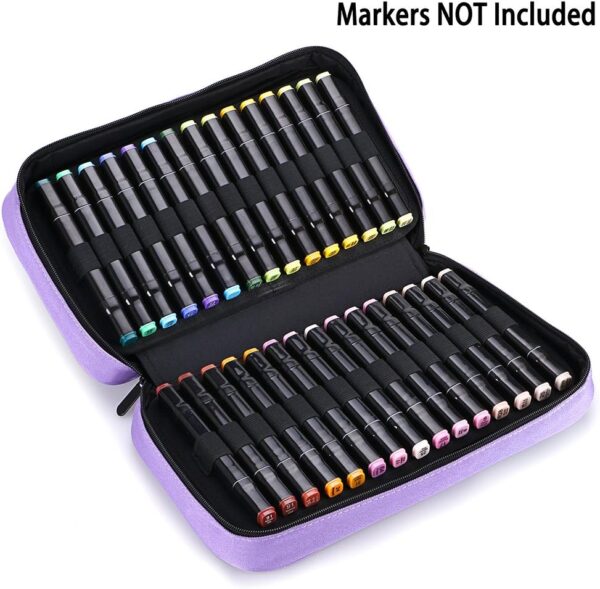 60 Slots Art Marker Pen Carrying Case Lipstick Organizer
