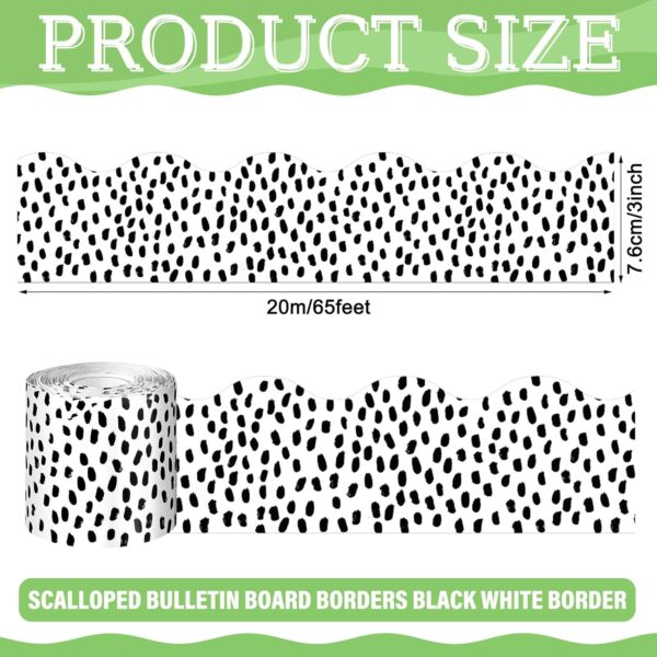 65 Feet Bulletin Board Dots Decorative Trim Borders