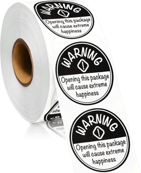 1000Pcs Extreme Happiness Stickers Round Self-Adhesive Labels 1.5 Inch