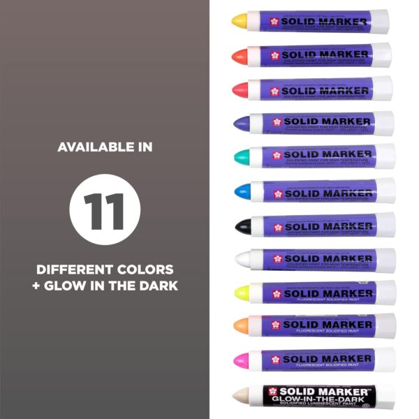 SAKURA Solid Marker,Permanent Marker Paint Pens,12 Pack,Orange