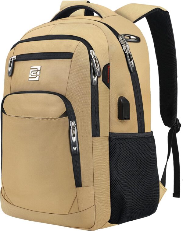 Bruno Cavalli Laptop Backpack with USB Charging Port Fit 15.6 inch Notebook