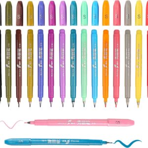 MAIKE Felt Tip Brush Calligraphy Pen 15 Colors