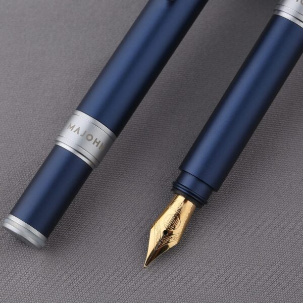 Majohn N1 Mini Fountain Pen Fine Nib,Aluminum Pocket Short Travel Pen