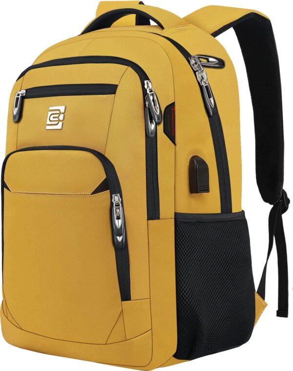 Bruno Cavalli Laptop Backpack with USB Charging Port Fit 15.6 inch Notebook