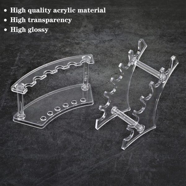 4PCS Acrylic Pen Holders Display Stand