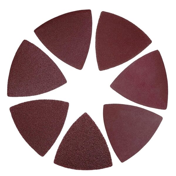 170PCS Hook and Loop Triangle Sandpaper for 3-1/8 Inch