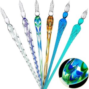6pcs Glass Pen Calligraphy Dip Pens