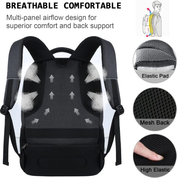 Bruno Cavalli Laptop Backpack with USB Charging Port Fit 15.6 inch Notebook