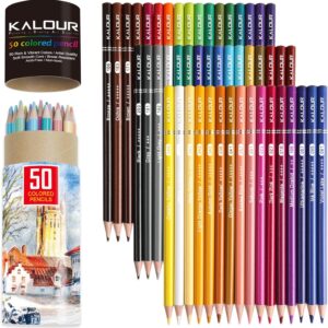 KALOUR Premium Colored Pencils Set 50 Colors