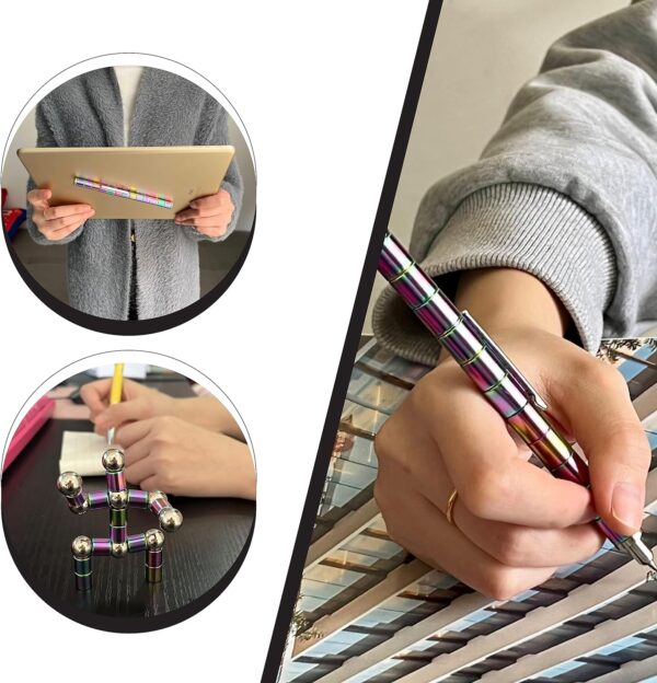 Magnetic Metal Fidget Pen-Deformable(Multicolor)