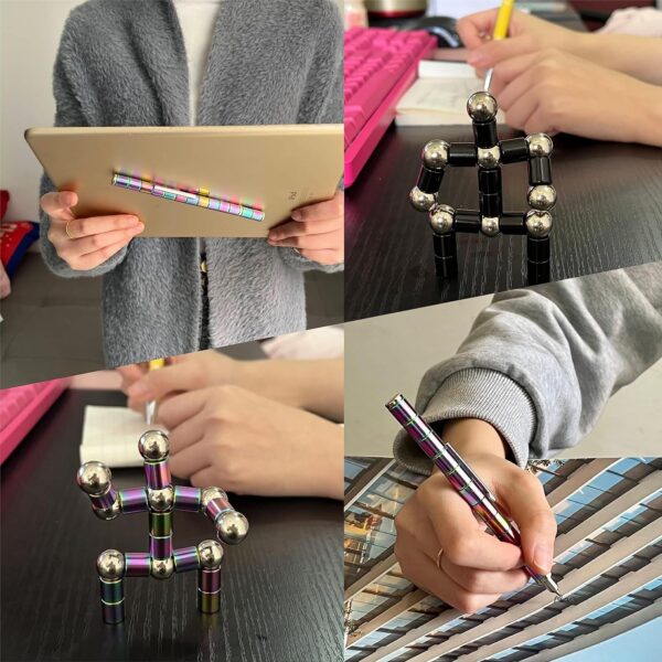 Magnetic Metal Fidget Pen-Deformable(Multicolor)