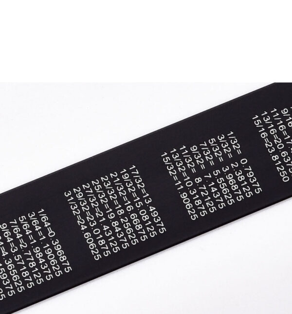 Aluminum Metal Ruler 12 inch with Metric and Imperial Measurement 2 Pack - Image 2