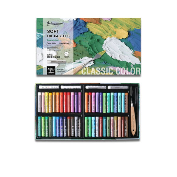 GIORGIONE Soft Oil Pastels for Artistis,24/36/48 Classic Color