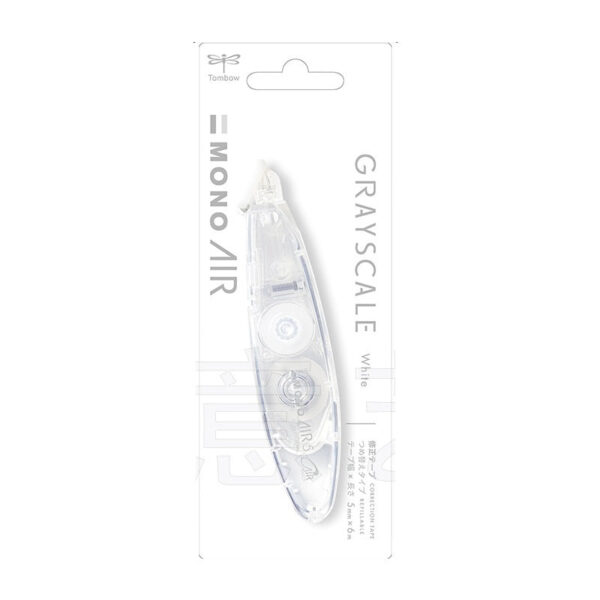Tombow Mono Air Correction Tape Pen Style Graysale 5mm,2 Pack