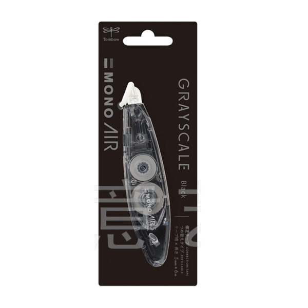 Tombow Mono Air Correction Tape Pen Style Graysale 5mm,2 Pack