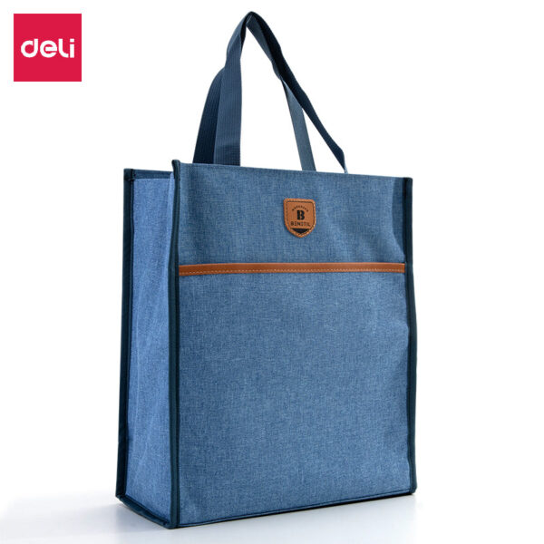 DELI Oxford Fabric Kids Tote Bag with Zipper for School Students
