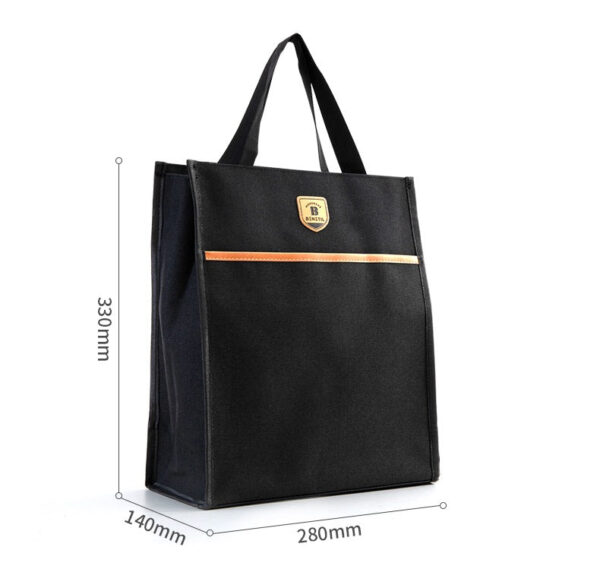 DELI Oxford Fabric Kids Tote Bag with Zipper for School Students